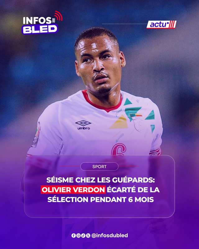 Football : Olivier Verdon suspendu six mois par la FBF