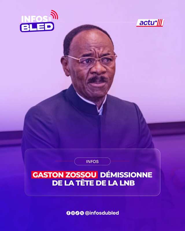 Gaston Zossou démissionne de la direction générale de la Loterie Nationale du Bénin